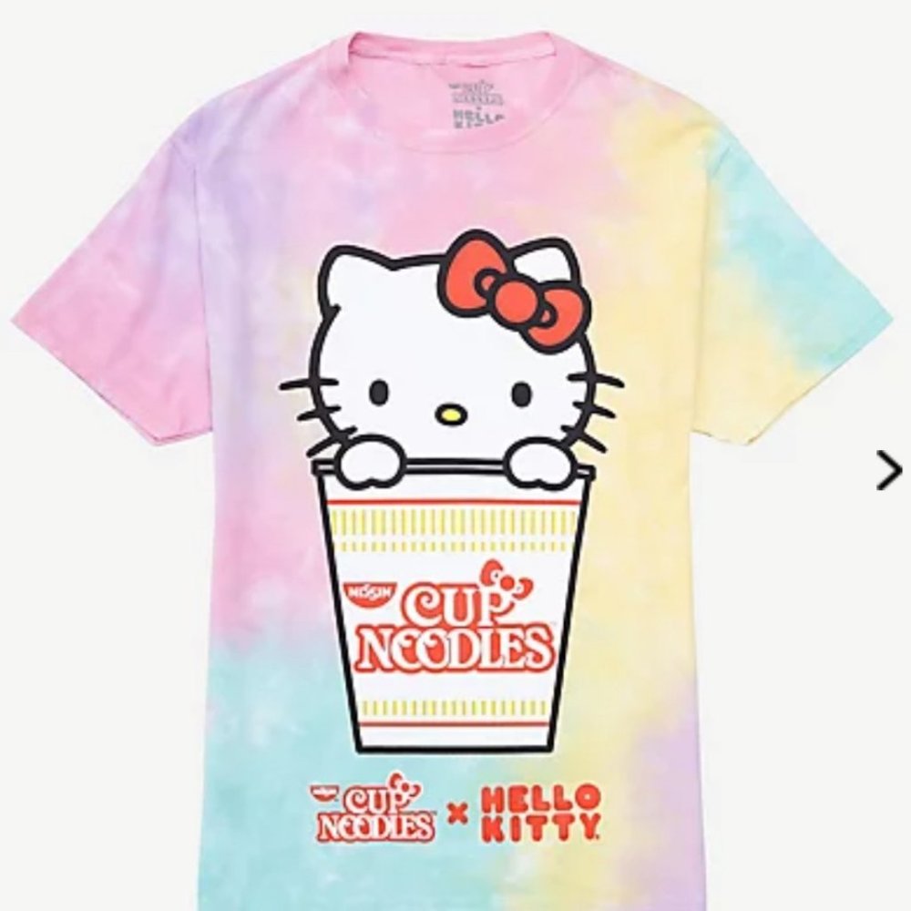 NISSIN CUP NOODLES X HELLO KITTY SHIRT